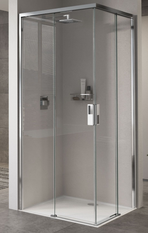 Novellini - OPERA A - Corner Entry Slider - Shower Screen