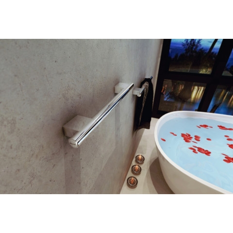 AKW - ONYX - Straight Grab Rail 300mm (Chrome) #2