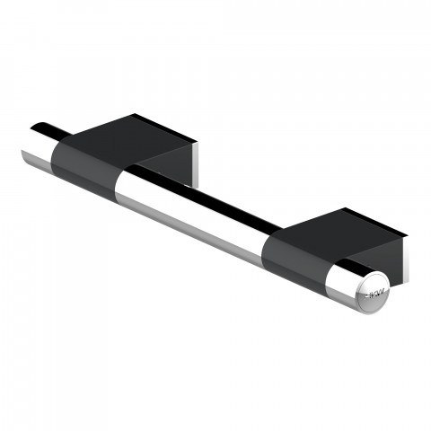 ONYX DUO Straight Grab Rail 300mm (Black & Chrome) #1
