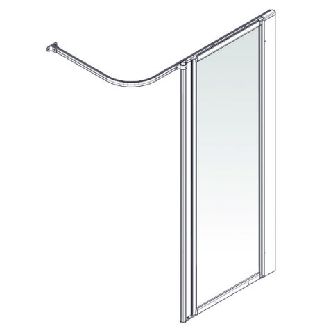 AKW Option HFW - Standard Wet Floor Screen Set 