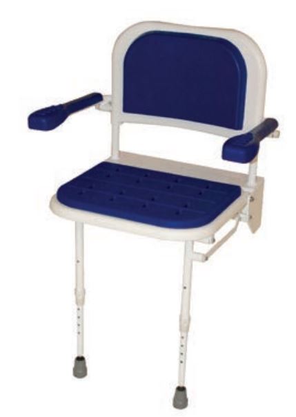 P6828733 P6828734 N and C Evolve Shower Seat with arms and backrest