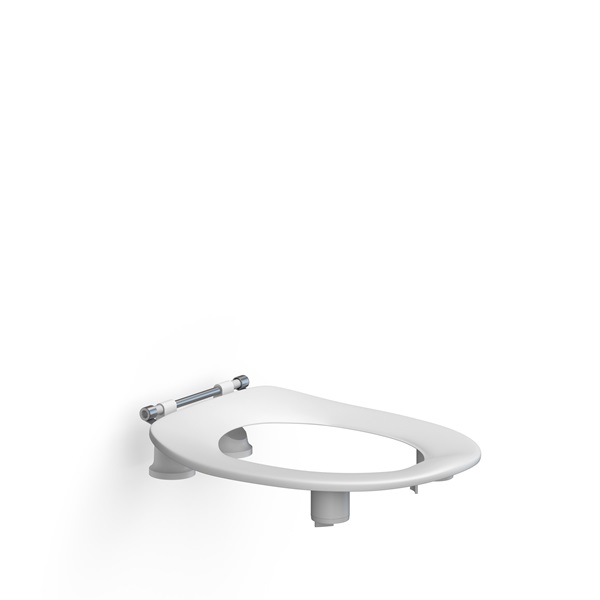 Pressalit - DANIA - Toilet Seat, NO COVER, 50mm Raised (R23000) (Non-Returnable)