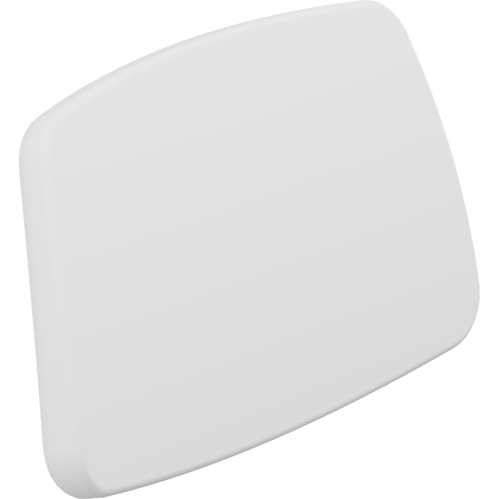 Pressalit - PLUS - Backrest, Fixed Height or Removeable, For SELECT Toilet Lifter (385 x 209 x 235mm) White