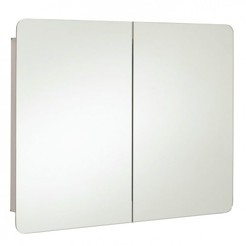 RAK Duo Stainless Steel Mirrored 2Door Bathroom Cabinet #1