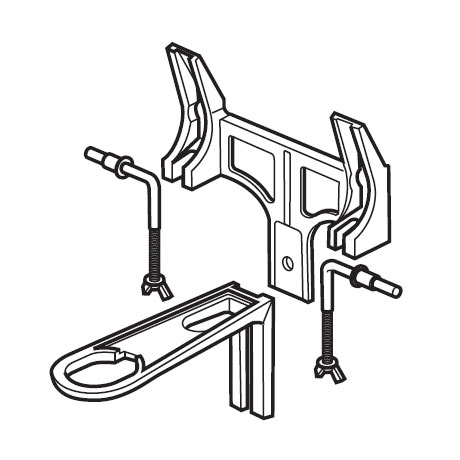rmitage Shanks - Portman 21 - Concealed Bracket with Waste Support S9137 S9138 