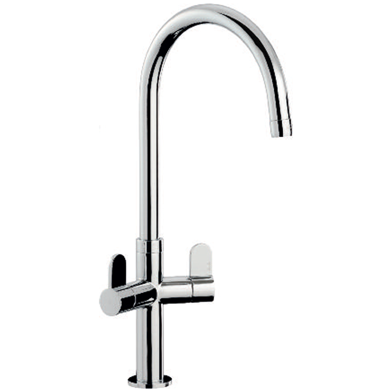 Abode - VERLA -  Monobloc Sink Mixer, 1TH (Chrome)