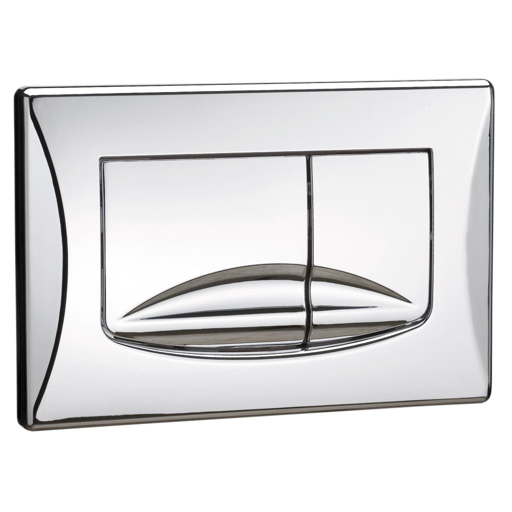 Ideal Standard River Dual Flush Plate for Mechanical In Wall Systems (Chrome)
