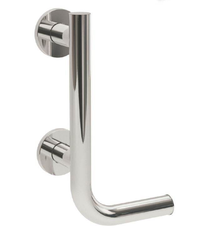Bathex Yardley Grab Toilet Roll Holder (35mm Stainless Steel) LEFT HAND