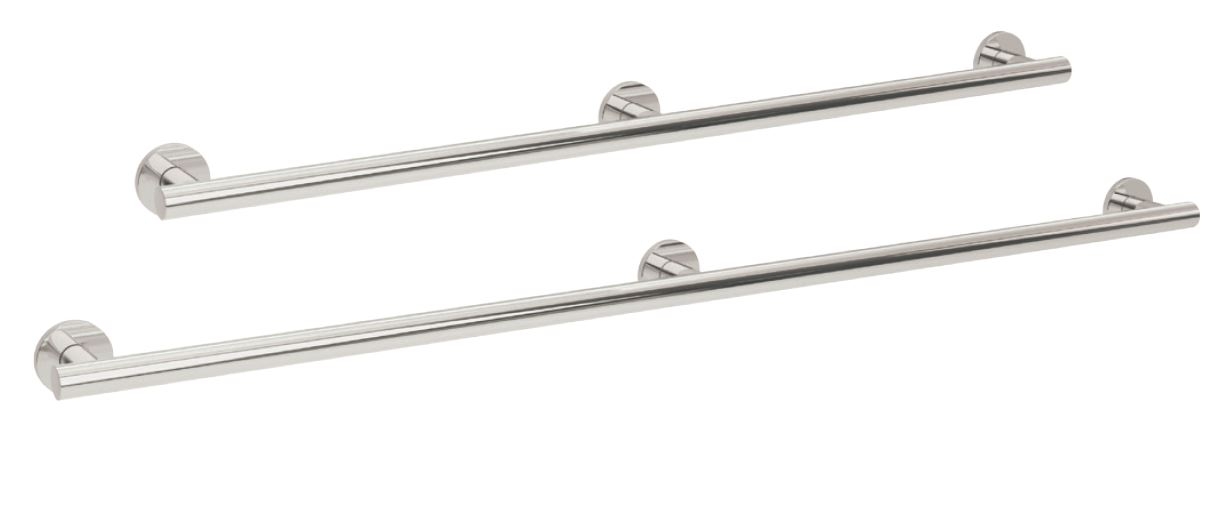 Bathex Yardley 3 Flange Grab Rail 1200mm and 1500mm