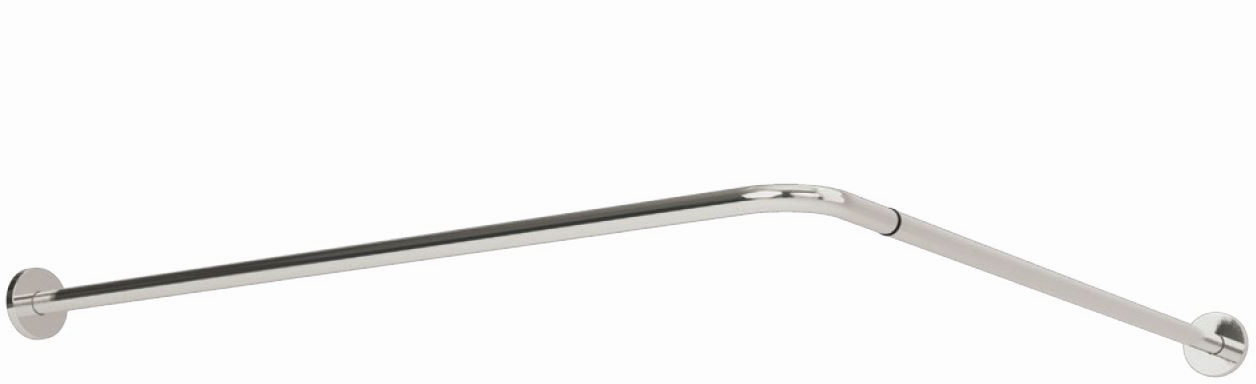 Bathex Yardley / Knowle 750 x 750mm Shower Rail with Finish Options (Stainless Steel 25mm)