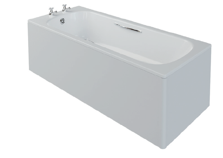 KW - Steel Bathtub and Kit (1500 / 1600 / 1700 x 700mm)