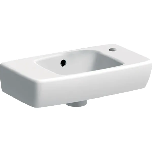 Geberit - SELNOVA - Compact Handrinse Basin, 450mm (Small Projection with Shelf Surface)