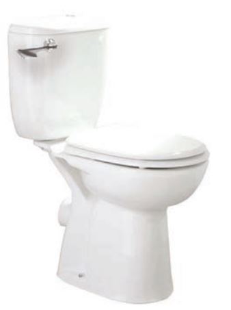 Eclipes Spatula Lever Raised Height Pan and Cistern