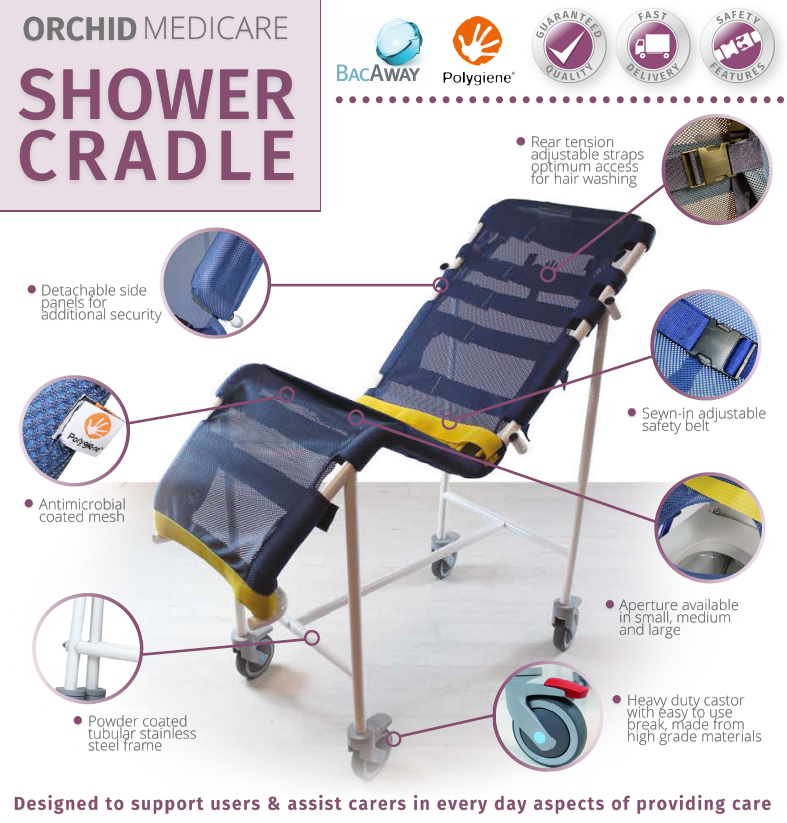 Orchid Medicare - Shower Cradle