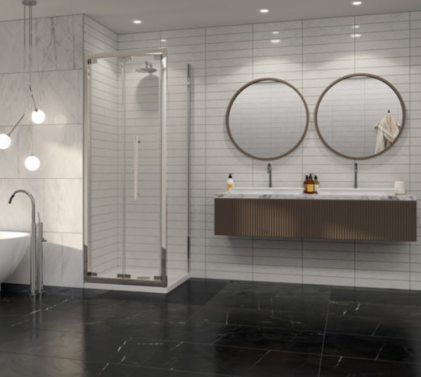 Coram - PREMIER 8 - Side Panel, Shower Enclosure & Accessories, Chrome #1