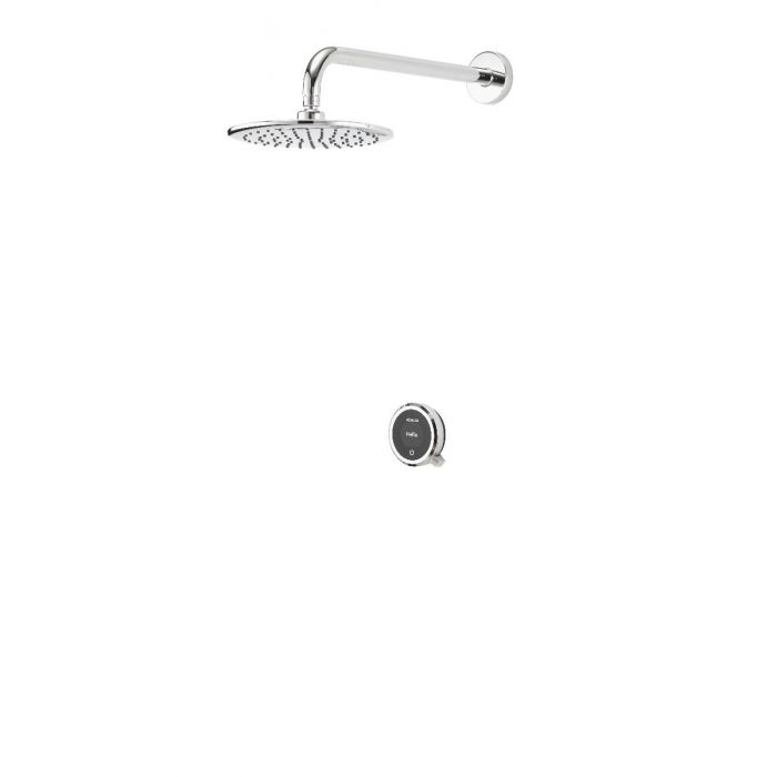 Aqualisa - QUARTZ TOUCH - Concealed Smart Shower with Fixed Wall Head (HP/Combi / Gravity Pumped) 