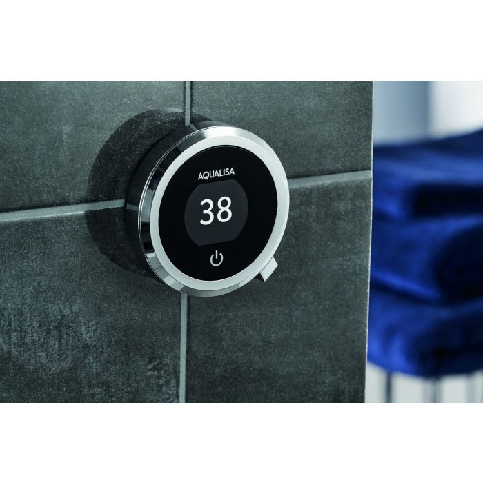 Aqualisa - QUARTZ TOUCH - Concealed Smart Shower with Adjustable Head (HP/Combi / Gravity Pumped)