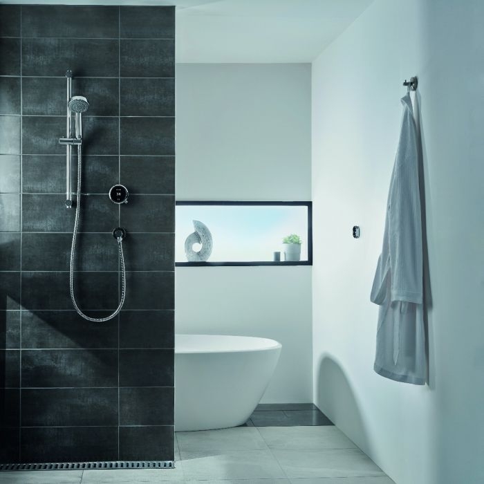 Aqualisa - QUARTZ TOUCH - Concealed Smart Shower with Adjustable Head (HP/Combi / Gravity Pumped)