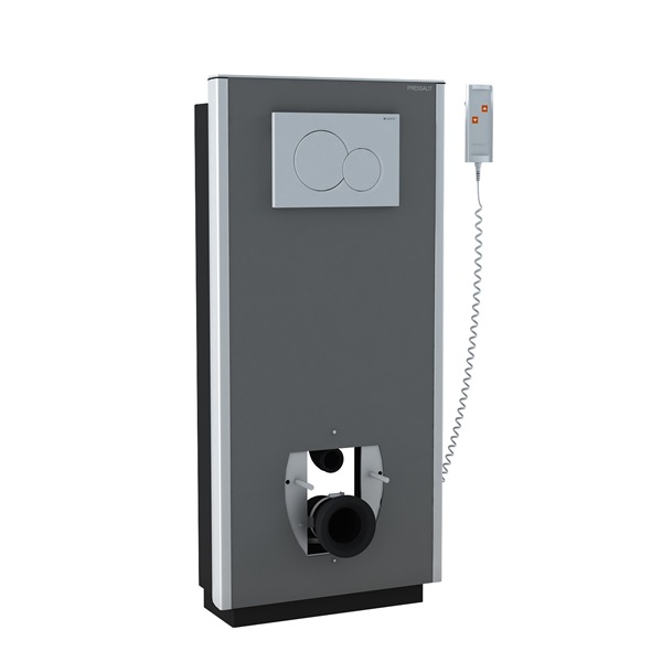 Pressalit SELECT toilet lifter electrically height adjustable with wired hand control for wall outlet