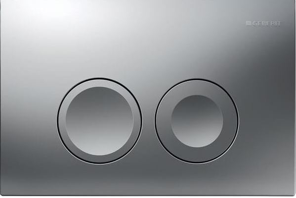 Geberit - Delta 21 - Dual Flush Plate (MATT CHROME) 115.125.46.5