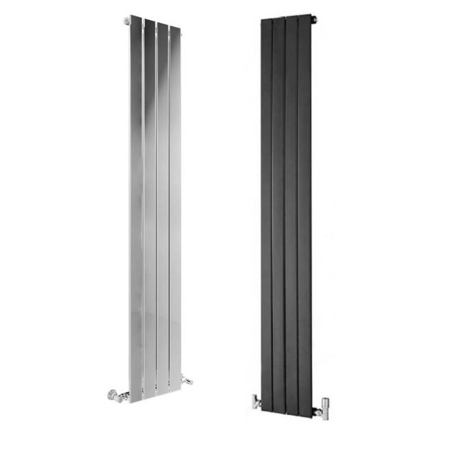 Lazzarini - Design - LIVORNO - Towel Warmer Radiator (Chrome / Anthracite)