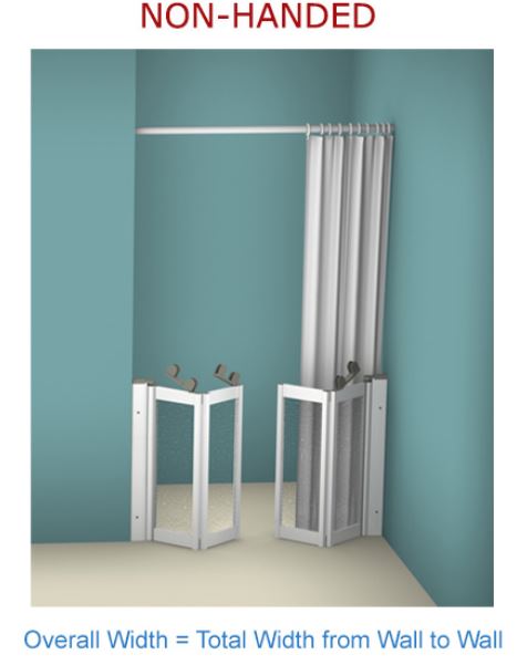 AKW - Contour - WF19 - Twin Bi-Folding In-Line Doors (For Maximum Access) (Email for Quote)