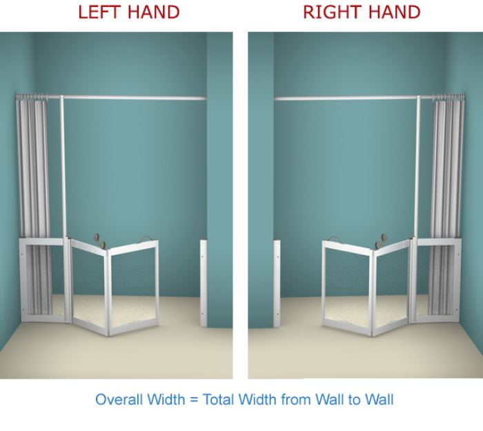 AKW - Contour - WF25 - Bi-Folding Door (Hinging From The Vertical, Curtain Rail Support Pole) (Email for Quote)