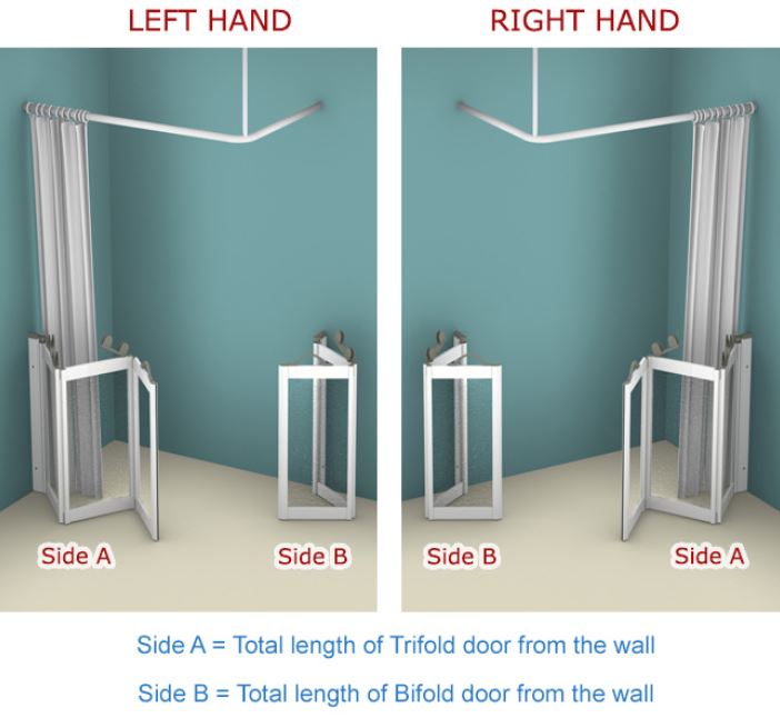 AKW - Contour - WF4 - Bi-Folding & Tri-folding Door (Allowing Full Access In A Confined Space) (Email for Quote)