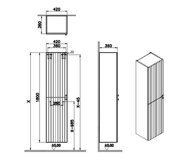 Technical drawing & Dimensions