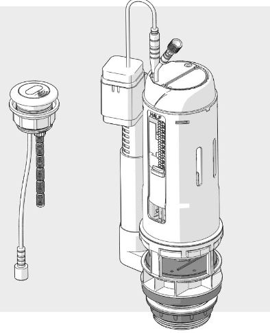 AKW - Sensor Flush with Flush Mechanism (TOUCHLESS)