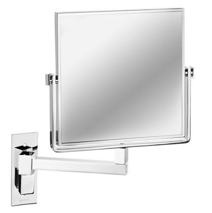 Square frame mirror with arm
