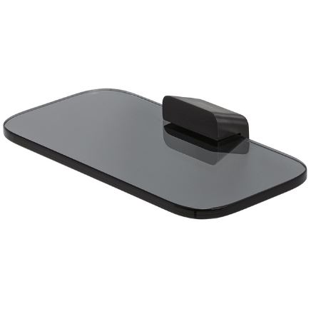 GEESA - SHIFT - Bathroom Shelf, Glass, Smoked Glass (220 x 35 x 118mm)