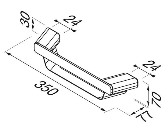 GEESA - SHIFT - Shower Basket, 350mm (Chrome / Steel / Black / Gold) - Image 2