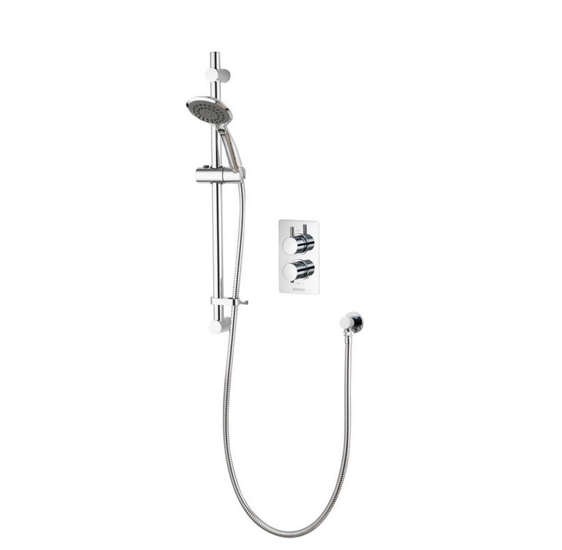 Aqualisa - AQ - Concealed Thermostatic Mixer with Single Outlet