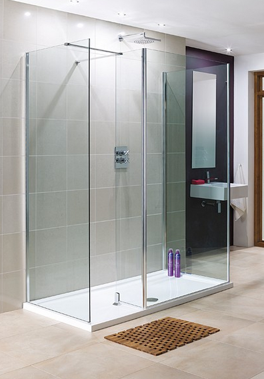 Lakes - RHODES - Walk In Shower Screen Enclosure (4 Panels)