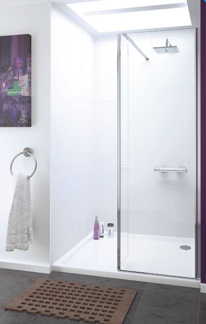 Lakes - LEVANZO - Semi-Frameless Shower Enclosure (Alcove / Corner / Recess / Walk-In)