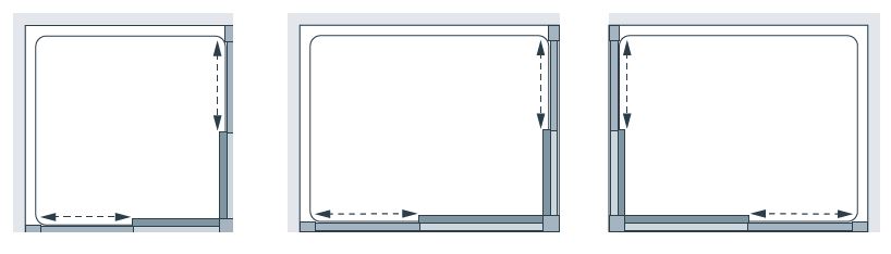 Lakes - MALMO - Coastline Collection - Shower Enclosure (Corner Entry) - Image 3