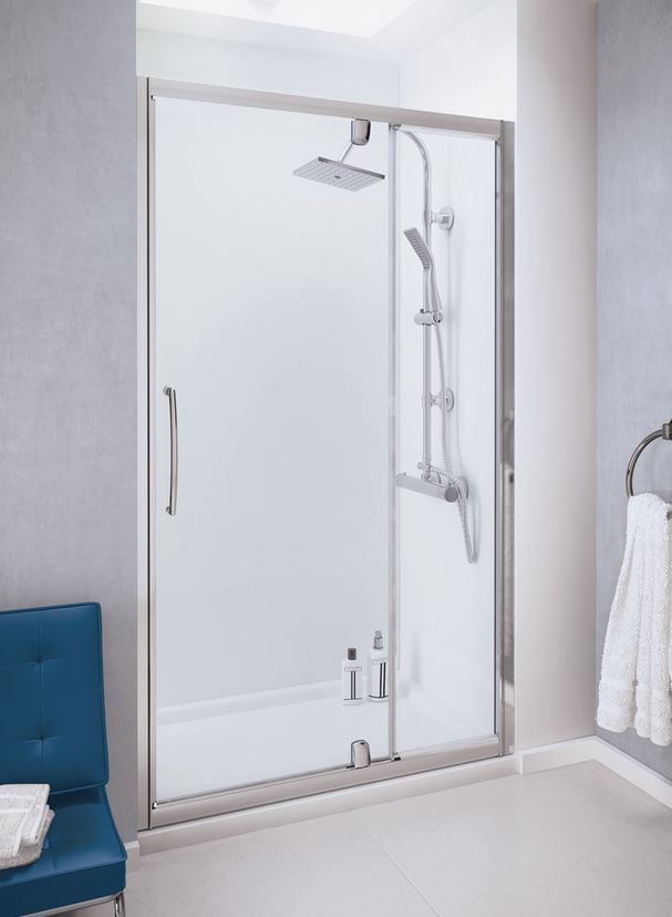 LAKES - Classic - Pivot Door with Integrated In-line Panel (Optional Side Panel)