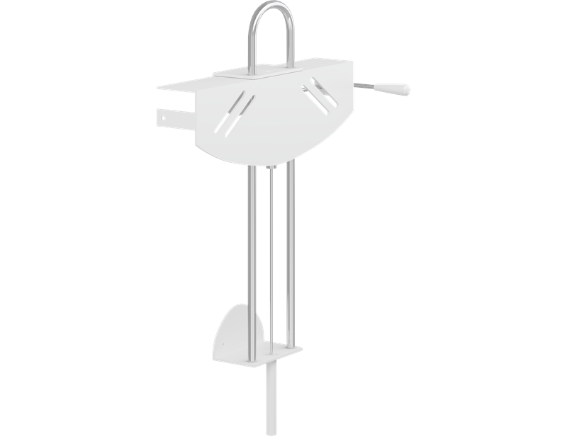 Pressalit - VALUE - Washbasin Bracket, Manually Height Adj. with Gas Cylinder (R1210000)
