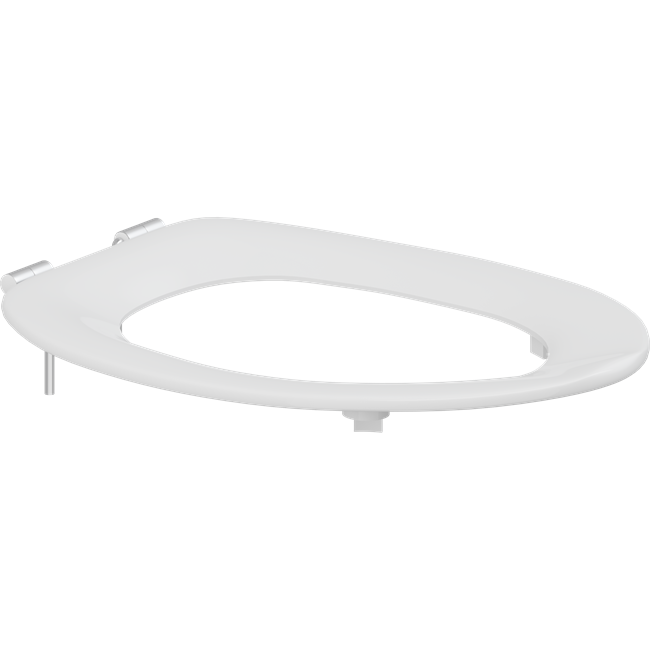 Pressalit - DANIA - Toilet Seat, without Cover with Stabilising Buffers & Universal Hinge 75mm Bolt (R27000-B83999) (Non-Returnable)