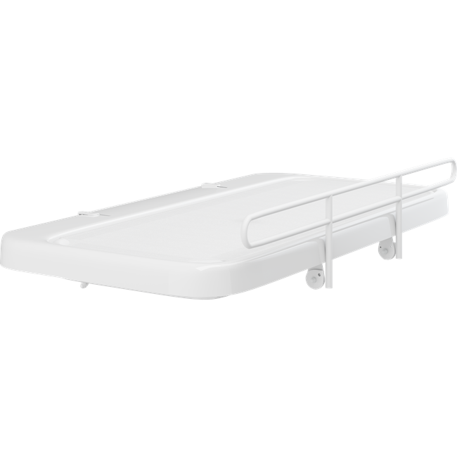 Pressalit - SCT 2000 & 2100 - Shower Changing Table, Fixed Height, Coated Canvas / Mesh Cover (1800mm)
