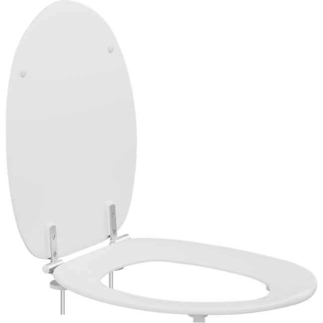 Pressalit - COLANI - Toilet Seat & Cover, Stabilising Buffers & Universal Hinge (R36000-B83999)