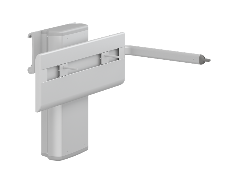 Pressalit - PLUS - Wash Basin Bracket with Lever Control, Manually Height Adj. & Sideways Adj. with Gas Cylinder (R4680)