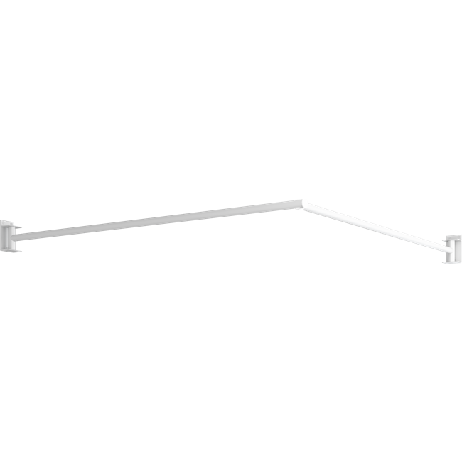 Pressalit - Shower Curtain Rail, Opening Version, 1530 x 1630mm (RT225)