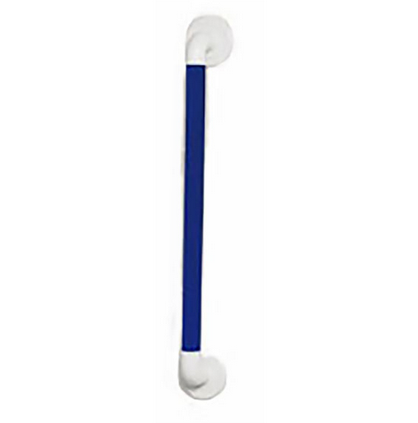 AKW - Heavy Duty Plastic Fluted Grab Rail (450mm (18") Blue / White)