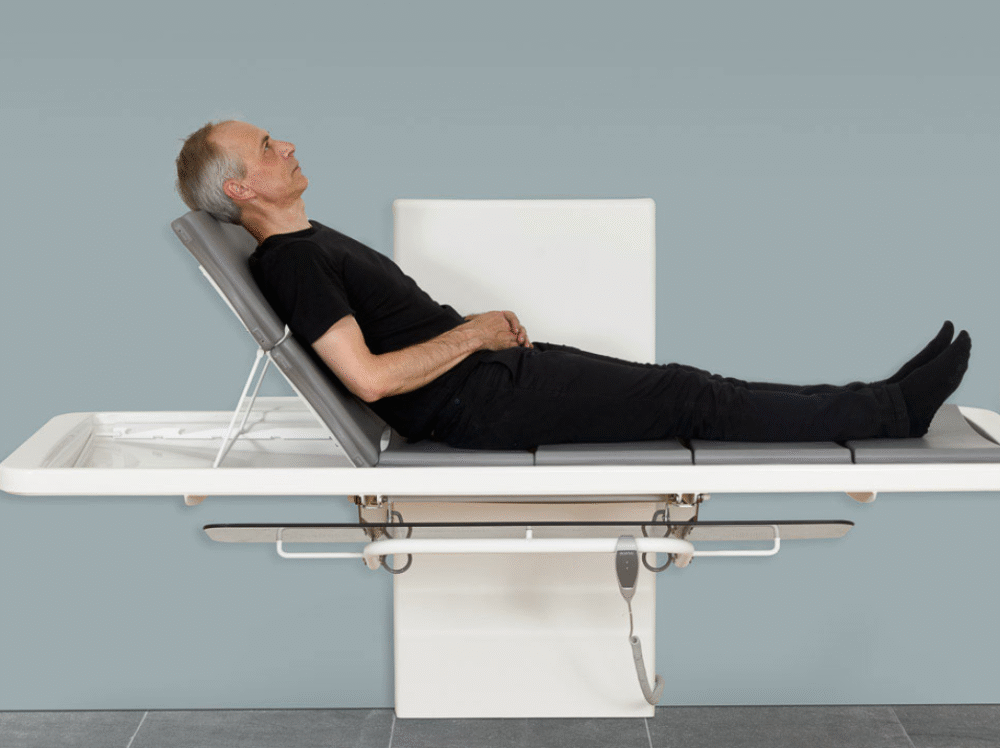 Ropox - Changing Table & Shower Bed, Electrical Height Adj. (2100mm, 6 Slats, SPECIAL ORDER *Non-Returnable)