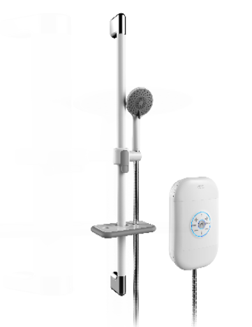 AKW - SmartCare Plus - Electric Shower & Care Kit (8.5 / 9.5 / 10.5kW) (White / Chrome)