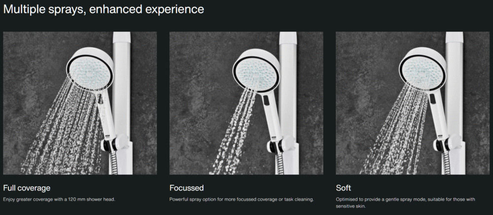 Mira - SELECT FLEX - CARE - Thermostatic Mixer Shower with Rail Kit, TMV3, RNIB - Image 5