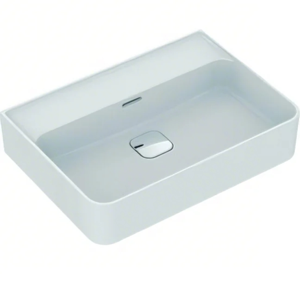 Ideal Standard - STRADA II - Basin with Clicker Waste, Overflow, 1TH or NTH (W600 x L430 x H180)