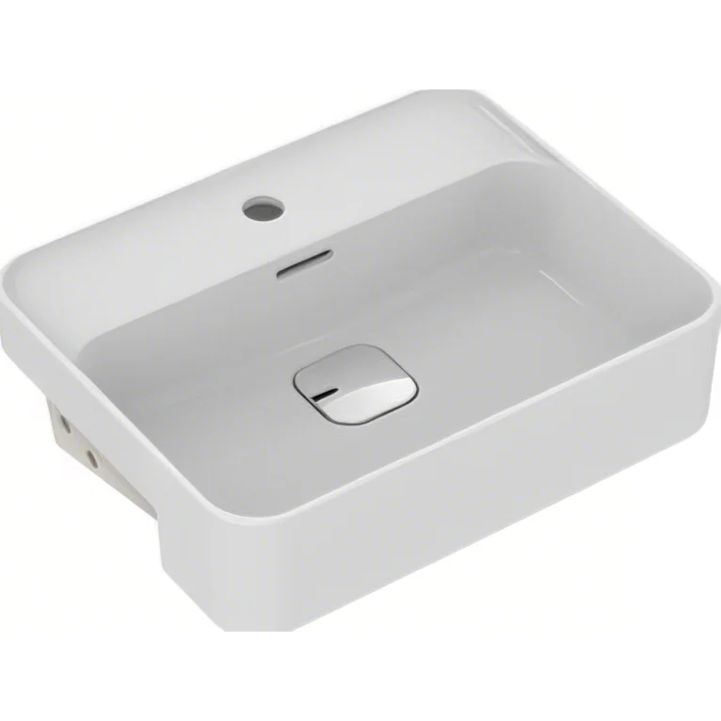 Ideal Standard - STRADA II - Semi-Countertop Space-Saving Basin & Clicker Waste, Overflow, 1TH (W500 x L400 x H175)